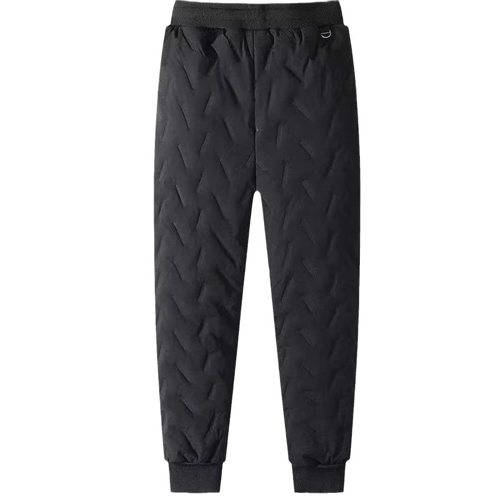 Pantalones de algodón forrados de lana de cordero engrosada casual versátil invierno pantalones de gran tamaño de los hombres cálidos pantalones de chándal atados al tobillo tendencia deportiva