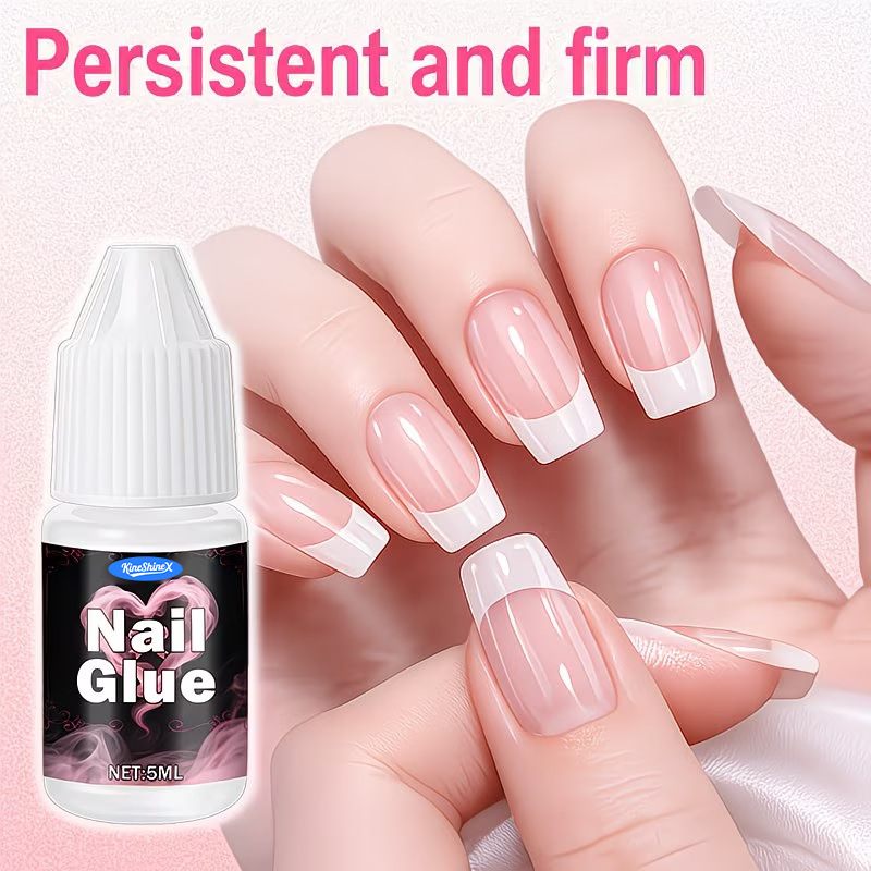 Kineshinex Super Strong Nail Glue Requires No Wiping, Super Fast and Powerful Nail Adhesive, Perfect for Repairing Broken Nails Kineshinex Super Strong Nail Glue Requires No Wiping, Super Fast and Powerful Nail Adhesive, Perfect for Repairing Broken Nails