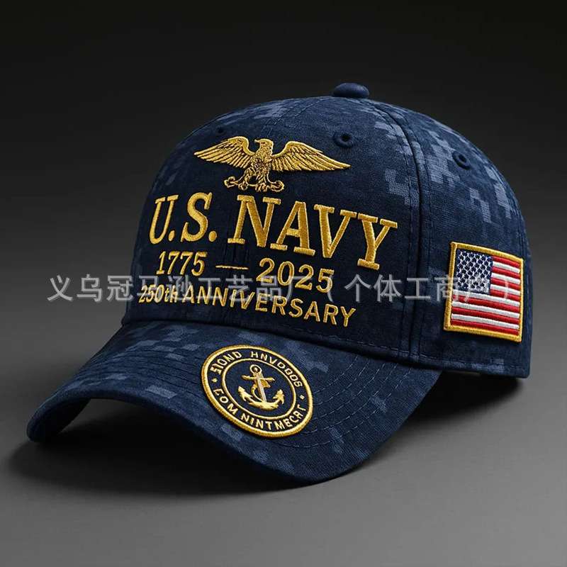 老鹰棒球帽250周年刺绣纪念帽南瓜鸭舌帽 250th Anniversary Cap|undefined
