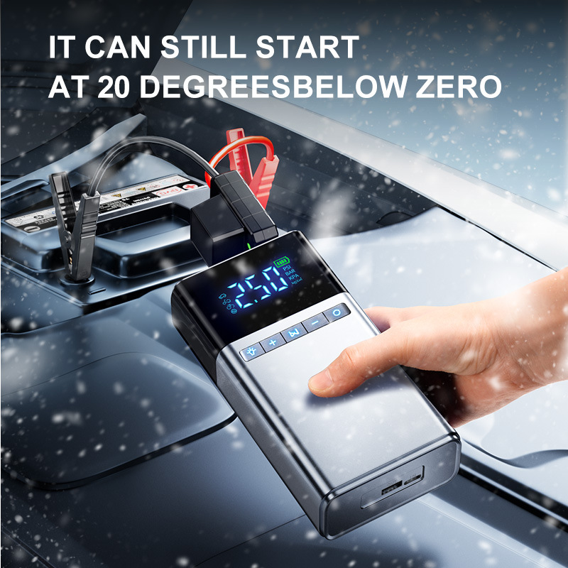 [Yl03] Cross-Border Portable Car Emergency Jump Starter Multifunctional Air Pump and Power Bank All-In-One Device