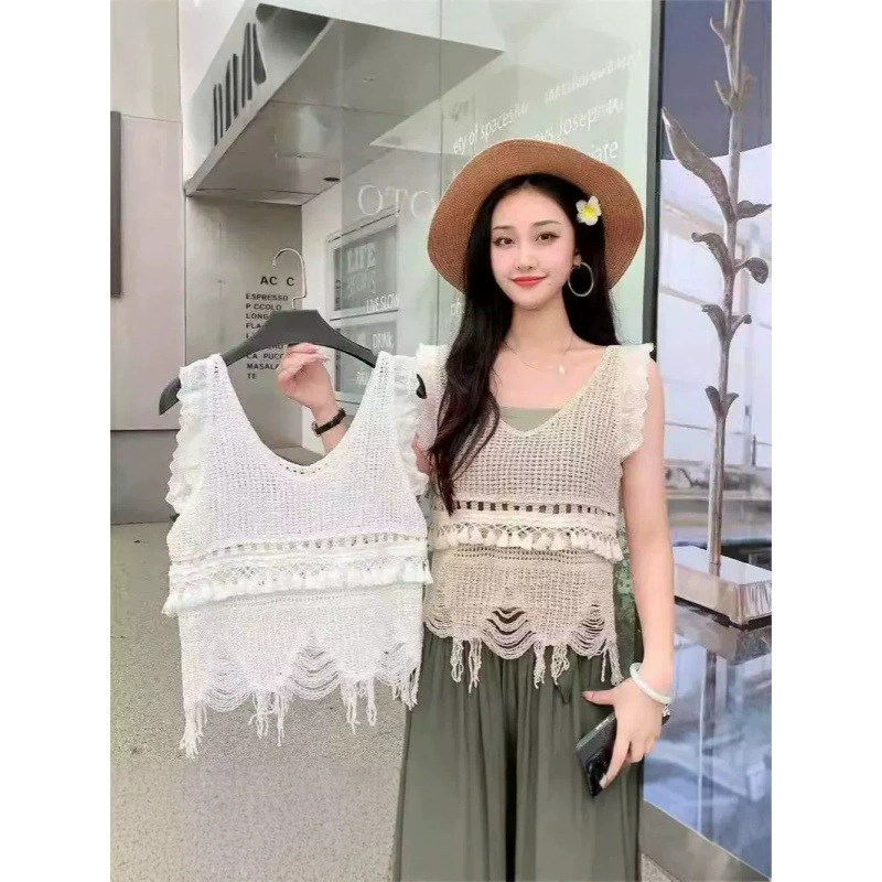 Легкий ветер с короткими рукавами футболка кардиган летняя женская одежда чувство дизайна