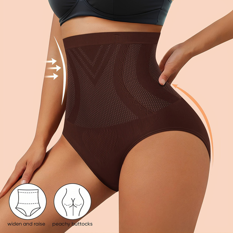 ヨーロッパとアメリカの女性用お腹引き締めヒップアップ下着、ハイウエストお腹引き締めパンツ、超お腹引き締め薄型シェイプパンツ、ボディシェイプウエストアップヒップアップパンツ|undefined