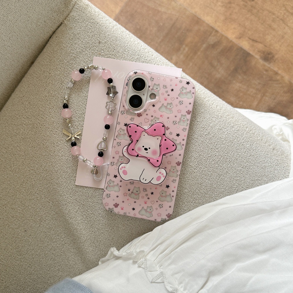 Ins estrellas de dibujos animados West Highland para iphone15 soporte 16ProMax funda para teléfono 13/14 Apple 16 mujer