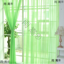 厂家供应婚庆纯色玻璃纱窗纱透明纱帘成品窗帘批发跨境速卖通