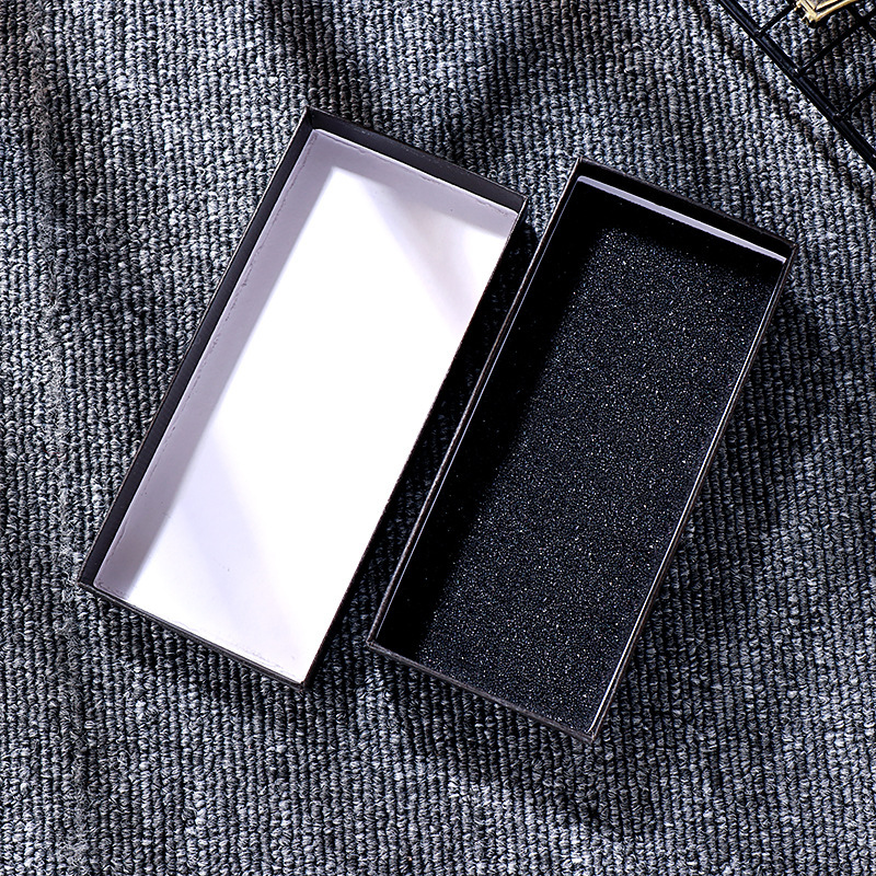 Caja de reloj de cuero PU elástica flip caja de reloj caja de embalaje caja de regalo