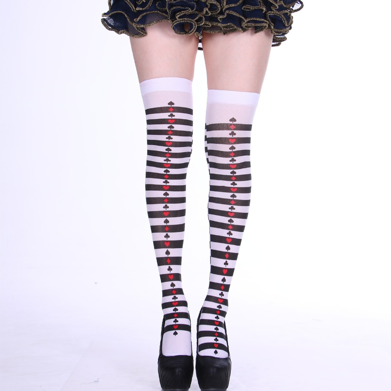 Los fabricantes suministran las medias del Festival del partido de Halloween Festival visten accesorios de ropa calcetines sobre la rodilla calcetines de sangre calcetines de enfermera