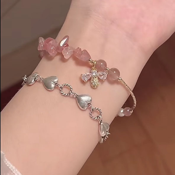 Alloy Material Sweet Butterfly Alloy Wholesale Bracelets