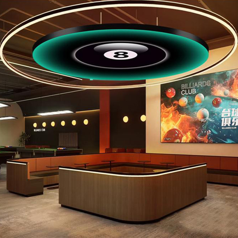 Billar atmósfera iluminación de mesa club negro ochenta y siete KTV baños de pies restauración bar de sake candelabro personalizado