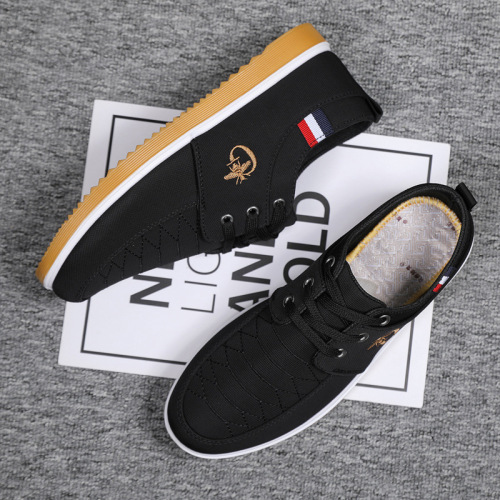 Spring breathable men's shoes for men's casual non-skid shoes canvas shoes for men's work running shoes Korean style versatile trendy shoes