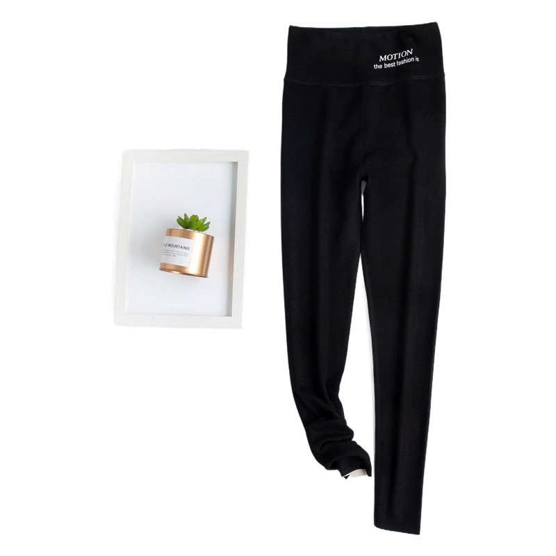 Немецкие бархатные шелковые бесшовные утолщенные теплые брюки на флисовой подкладке Шерстяные брюки Школьная форма Артефакт Женские брюки из хлопковой шерсти Зимние и осенние брюки