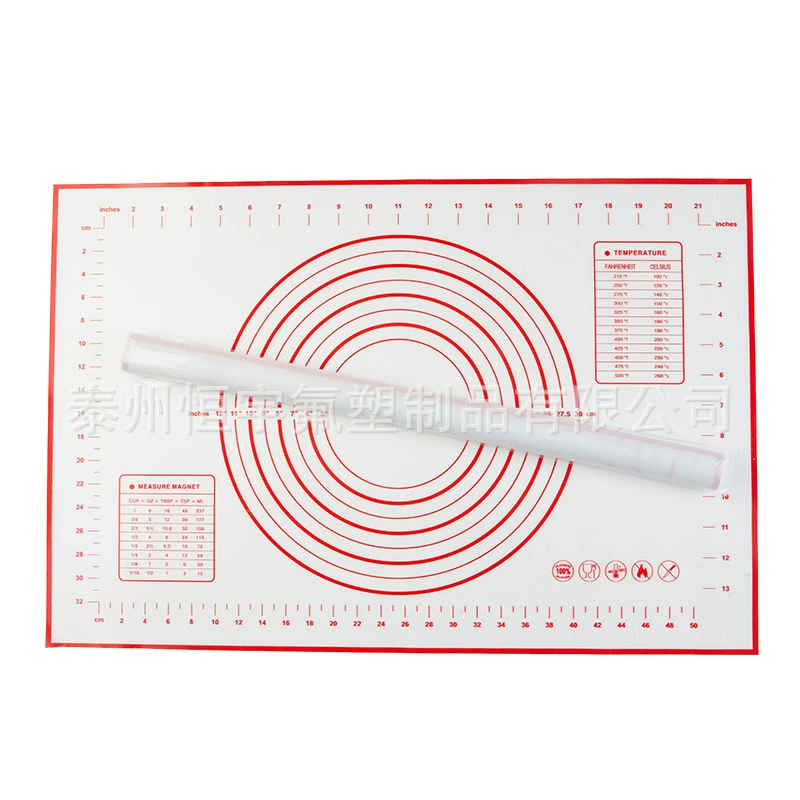 Silicone Kneading Pad, Baking/Rolling Cushion, Multiple Sizes 30×40–60×80 cm, 0.35 mm