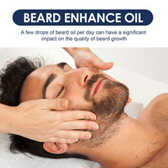 EELHOE Beard Care Oil - Strengthening Root Moisturizing Shiny Men's Beard Nourishing Dense Hair Thickening Essence Oil