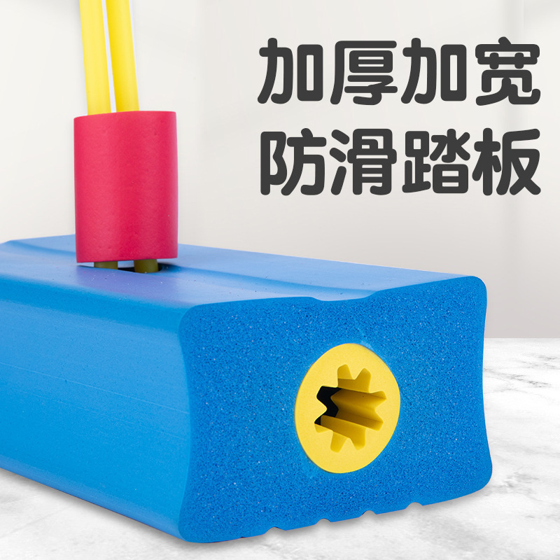 子供のジャンプレバーカエルのジャンプ子供のバランス感覚システムのトレーニング器材の運動トランポリンのジャンプ器はおもちゃを助長します。|undefined