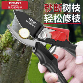 德力西电气园艺剪刀修枝剪果树花艺剪园林粗树枝花卉嫁接专用剪刀