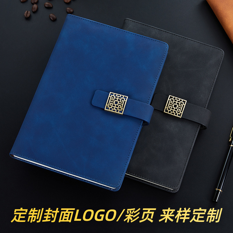 로고 비즈니스 노트북 노트패드 심플 A5 회사 회의 기록부 업무 사무실 일기장 주문