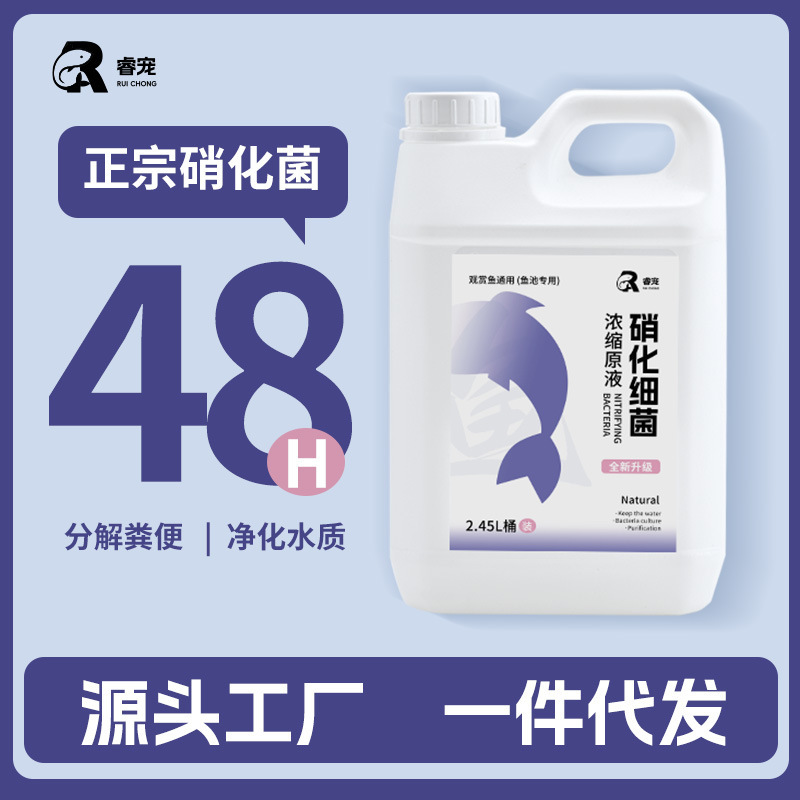 硝化菌液水槽浄水器水槽養魚浄化安定剤分解魚糞消化生菌大樽|undefined
