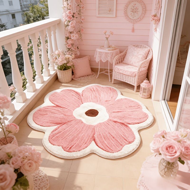 Imitation cashmere floral carpet for dressing room, bedroom bedside rug, easy-care living room sofa rug, suitable for dry areas Imitation cashmere floral carpet for dressing room, bedroom bedside rug, easy-care living room sofa rug, suitable for dry areas