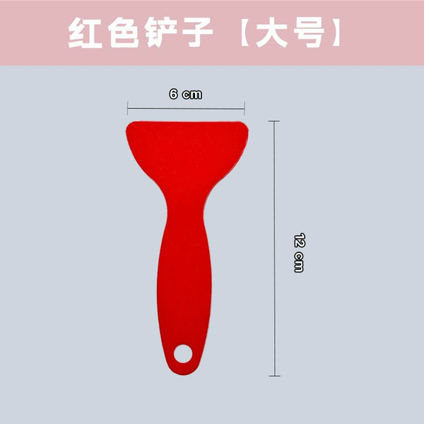 Red big shovel