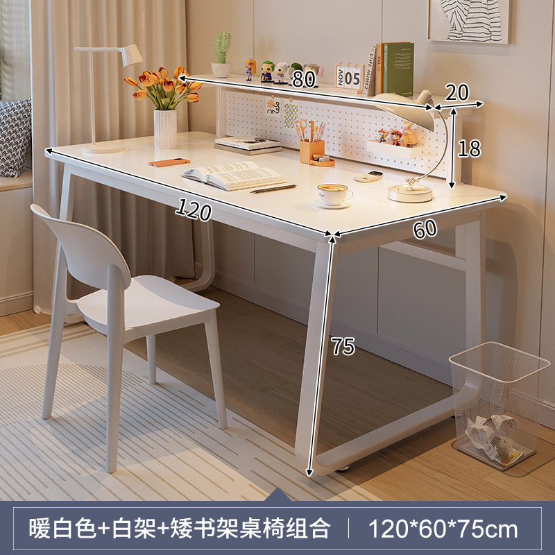 Escritorio de la computadora simple chica dormitorio pequeña mesa estudiante escritorio Workbench pequeño apartamento casa