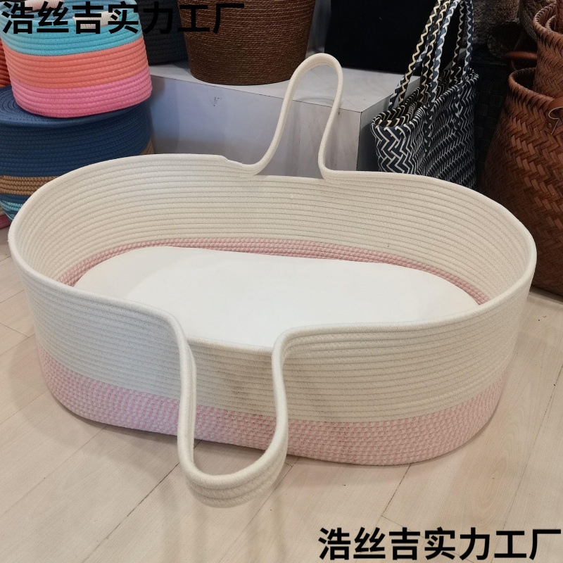 Extra Large Toddler Portable Car Child Newborn Baby Basket Basket