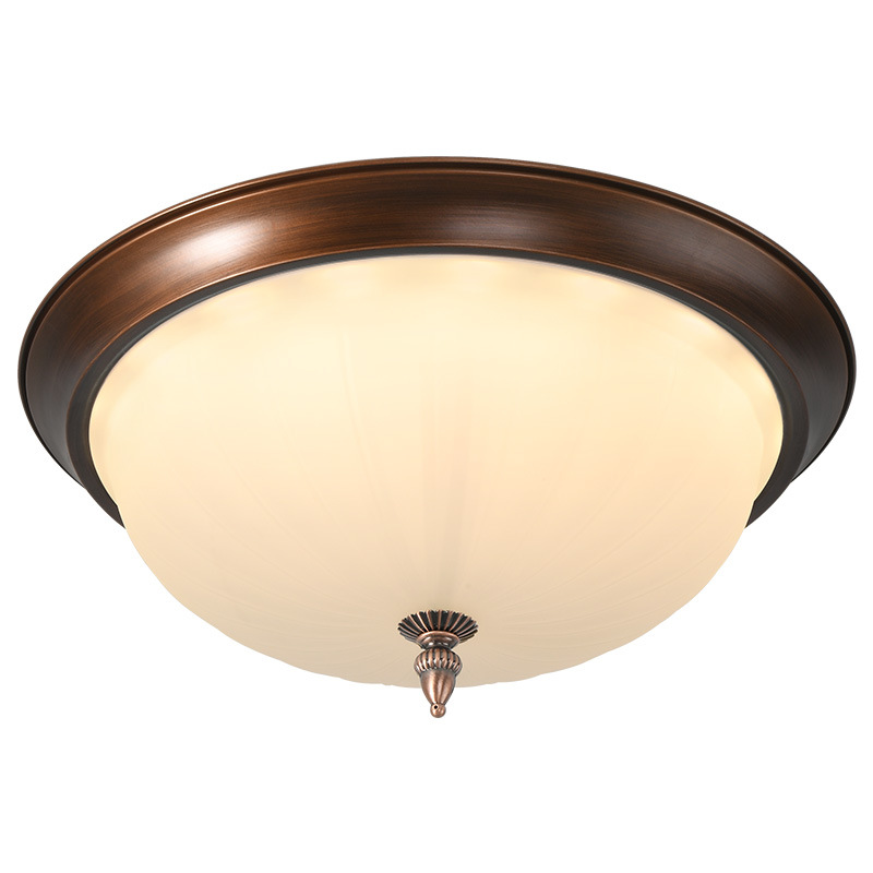 Luz de techo del dormitorio de estilo americano retrógrado luces de habitación de campo de gama alta simple 2026 nueva luz de estudio 357L