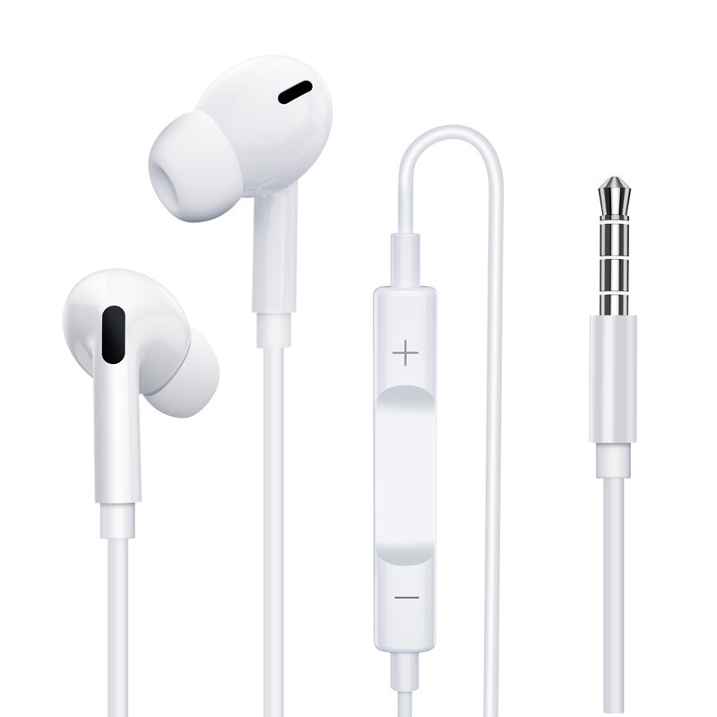 iPhone ワイヤー制御ポップアップヘッドフォン Apple Android Huawei ダイレクトプラグ有線音楽タイプ C インイヤータイプに適しています|undefined