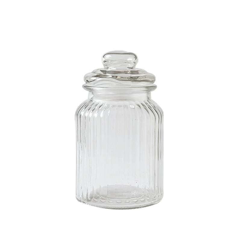 Glass capacious bottle, storage box, flavored tea, storage system