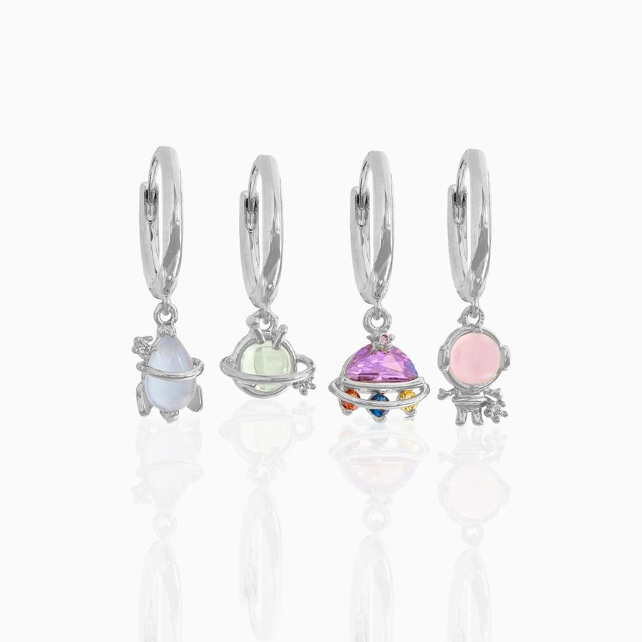 Mode Ciel Étoilé Laiton Incruster Zircon Boucles D'oreilles Pendantes 1 Pièce display picture 10