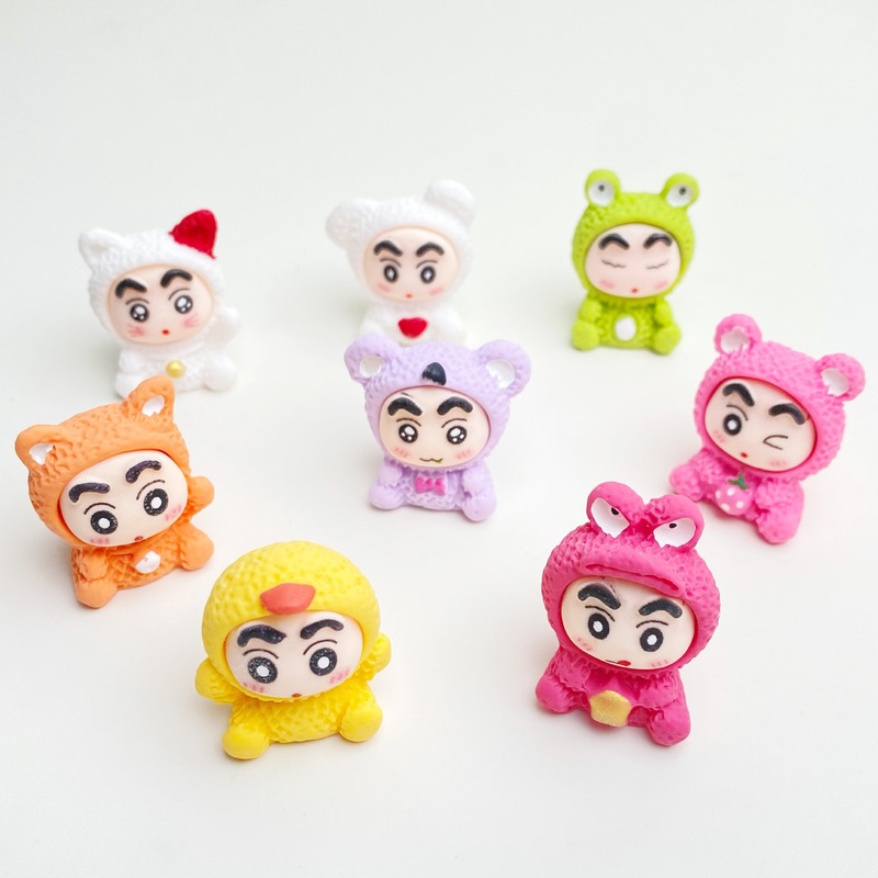 中無地動物シンリ樹脂かわいい漫画の小さな装飾品クリエイティブ小さな人形ライブブロードキャストブラインドバッグ|undefined
