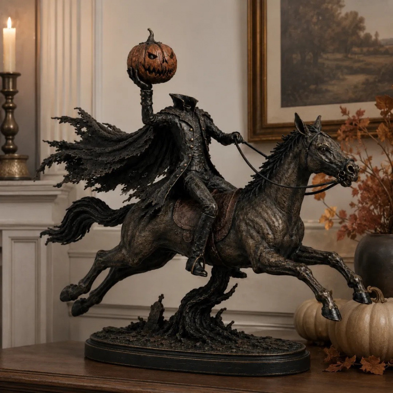 Cross-border new product HeadlessHorseman Halloween Headless Knight Halloween Horror Atmosphere Decorative Ornament Cross-border new product HeadlessHorseman Halloween Headless Knight Halloween Horror Atmosphere Decorative Ornament