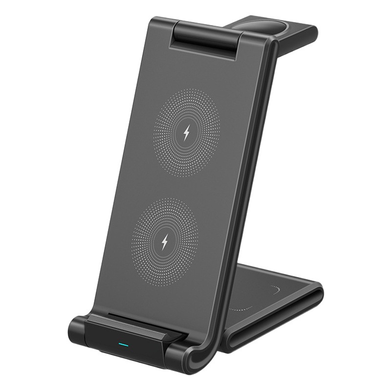 Nuevo tenedor vertical multifuncional inalámbrico plegable del teléfono móvil del cargador tres-en-uno PARA EL iPhone 14 DE Apple