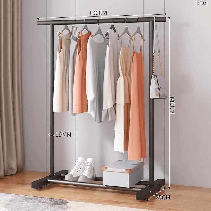 percha de ropa tipo piso para uso doméstico de alto grado colgar prendas de ropa rack varilla telescópica especial para balcón edredón