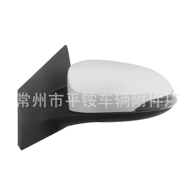 Suitable for Toyota 14 Model Corolla Rearview Mirror Assembly Reversing Mirror 87940-02E00 (Rear mirror/rearview mirror assembly) - 7-wire-electric-adjustment-heating-turn-signal-unpainted-l