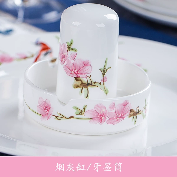 1 water point peach blossom ashtray