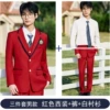 Red jacket, trousers, shirt