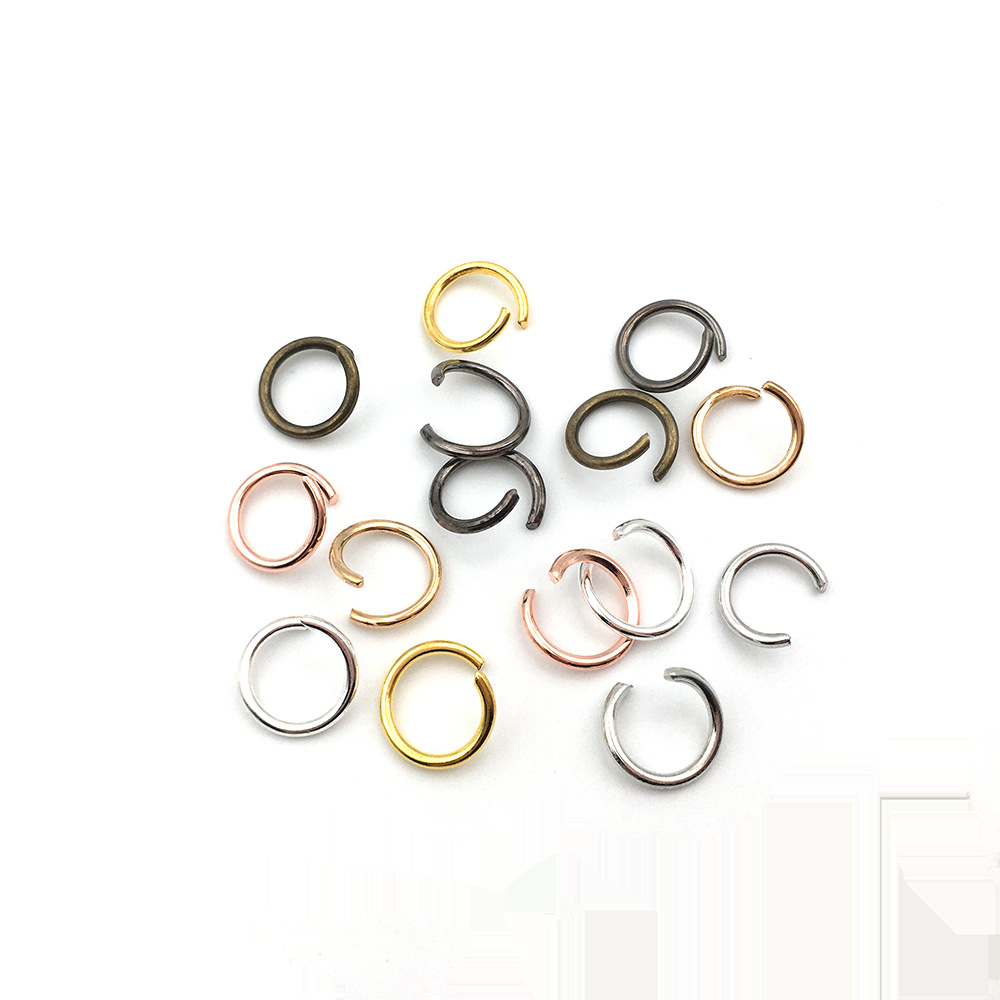 15g Open Jump Ring Single Ring O-Ring Connecting Ring Open Ring Connecting Ring DIY Jewelry Accessories Bracelet Material Kit Zhongcheng 5