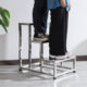 304 stainless steel bench hospital inspection footstool workshop warehouse height increasing step ladder thickened step stool