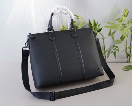 L驴真皮荔枝纹小牛皮手提包公文包笔记本电脑包高品