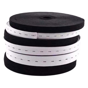 Factory direct supply buttonhole elastic band pregnant women adjustable elastic rubber band clothing accessories wide thin flat pants