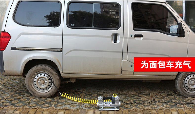Jomu Car Air Pump Double-cylinder High-voltage High-power 12v Agricultural Car Large Off-road MPV Truck Air Pump