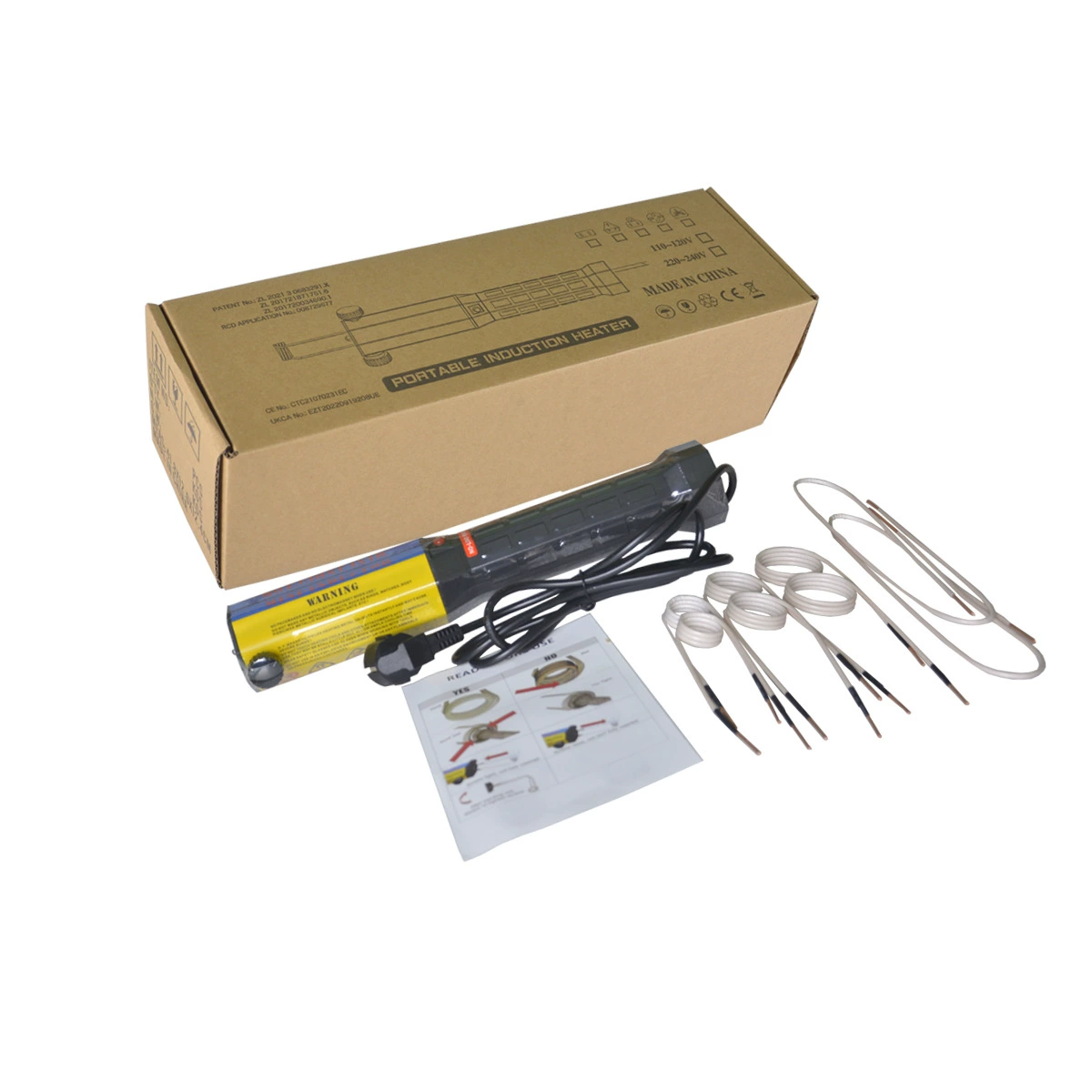 Производители производят ручной нагреватель орехов с несколькими Индукционными катушками портативный Съемник ржавых орехов