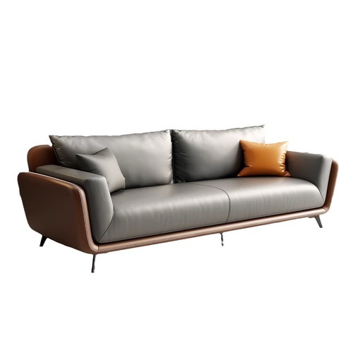 Office Sofa Simple Business Reception Room Office Rest Area Coffee Table Set for Three Training Institutions