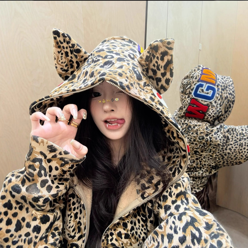 High-Quality Bapecamoshark Brown Lining Camouflage Ape Head Monkey Head Milo Sweatshirt Jacket for Men and Women