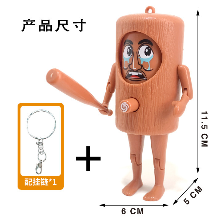 跨境山海经按压变脸木棍人通通通解压玩具钥匙扣挂饰礼品外贸批发|undefined