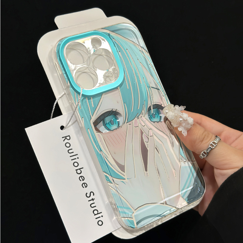 Suitable for Apple Xr Modified 14Pro High-Looking Transparent Anti-Fall New Product Xr Modified 15Pro Modified Mobile Phone Case Popular Model