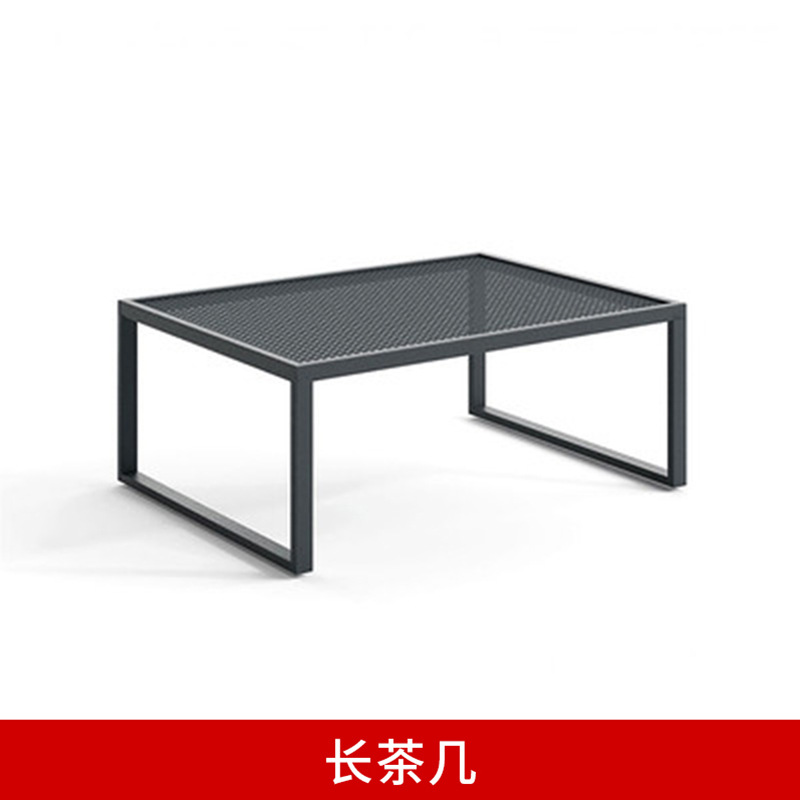 Sofá de aleación de aluminio al aire libre patio balcón al aire libre impermeable hotel de alojamiento solar silla de jardín muebles al aire libre