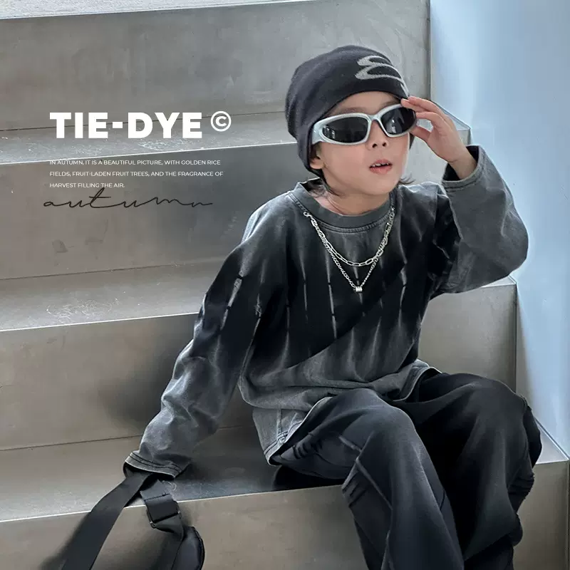 织里童装男童T恤2025秋季新款宝宝儿童韩版上衣大童春秋长袖衣服