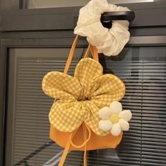 小さい花の包み ~ かわいい双背の包みの手提げは簡単に包みを持って通勤します。