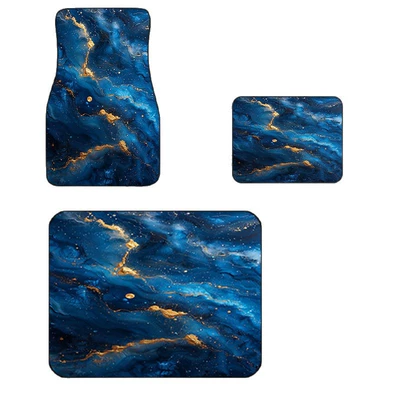 Universal Foot Pad: Car Printed Floor Mats 7-Piece
