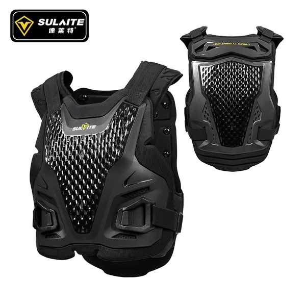 Sulaite Motorcycle Riding Quick-Release Vest External Protective Gear Off-Road Equipment Anti-Fall Armor Chest and Back Protection